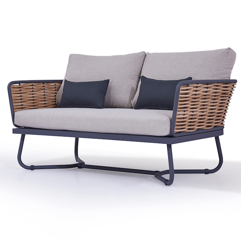 Balkon rotan aluminium buitenterras tuinmeubelen bankstel
